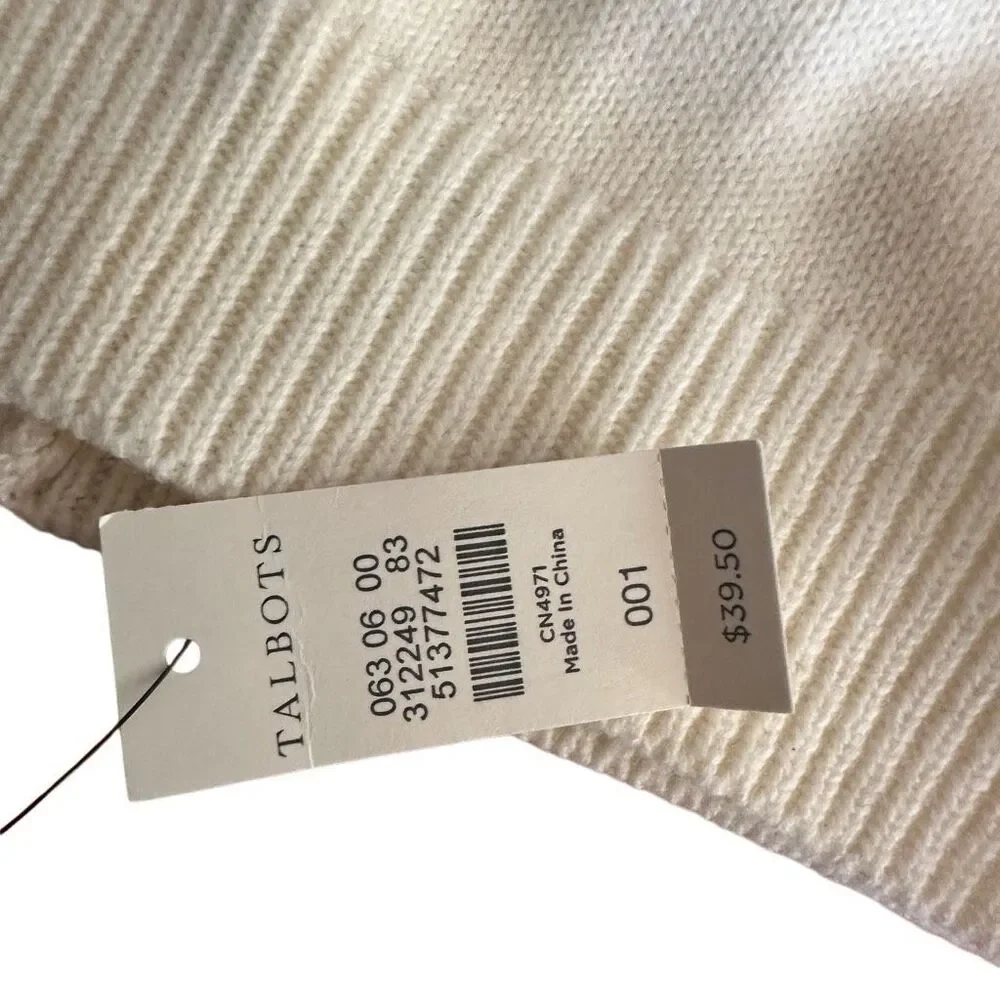NWT banana republic cream stocking cap